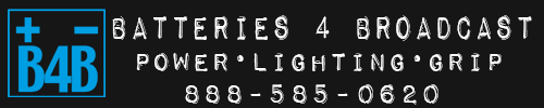 Batteries 4 Broadcast logo