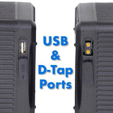 Gold Mount Battery USB D-Tap